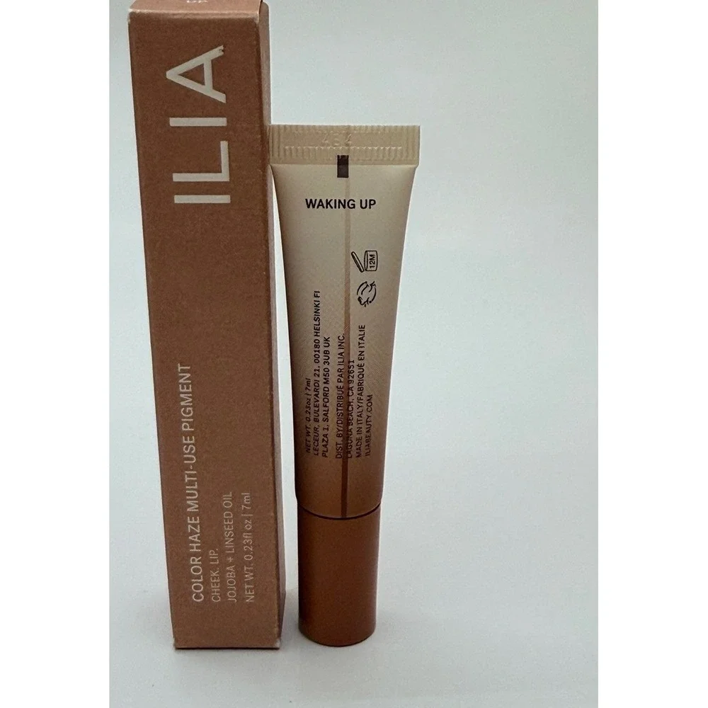 Ilia Color Haze Multi-Use Pigment Waking Up Cheek and Lip Cream 7ml NIB